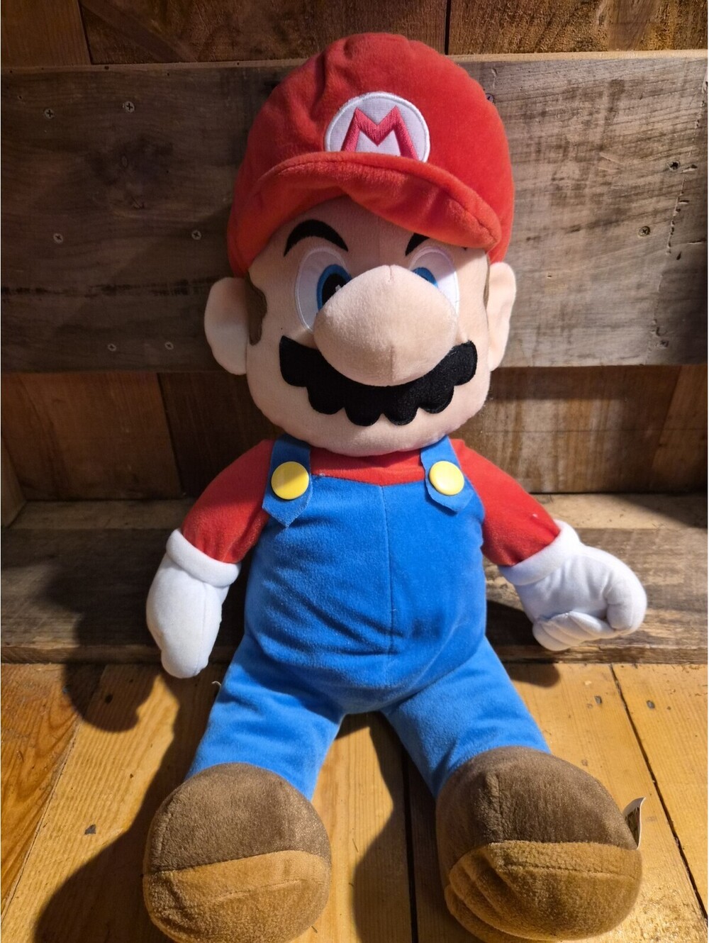 NINTENDO Super Mario Bros Large 22” Plush Mario Doll Figure
